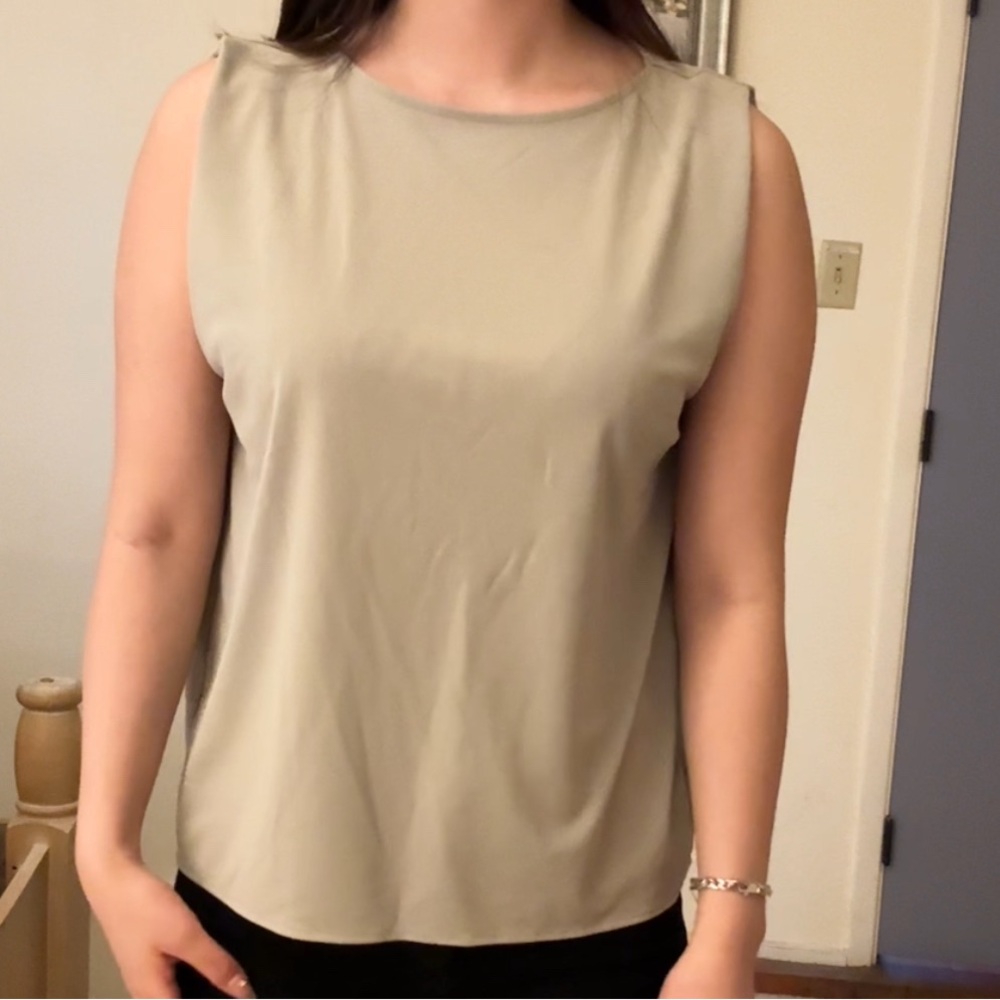 Uniqlo Women's Tank Top - Light Tan